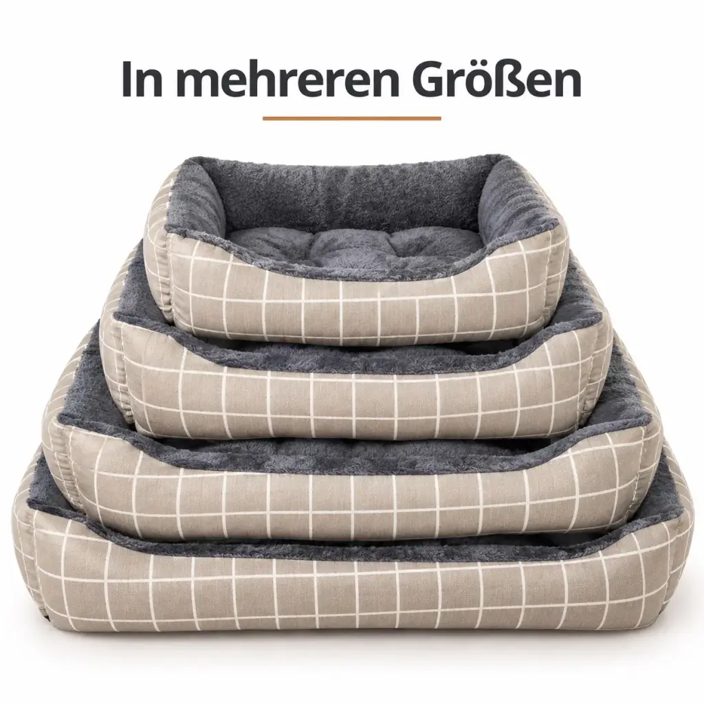 Hundekörbe in mehreren Größen ineinandergestellt
