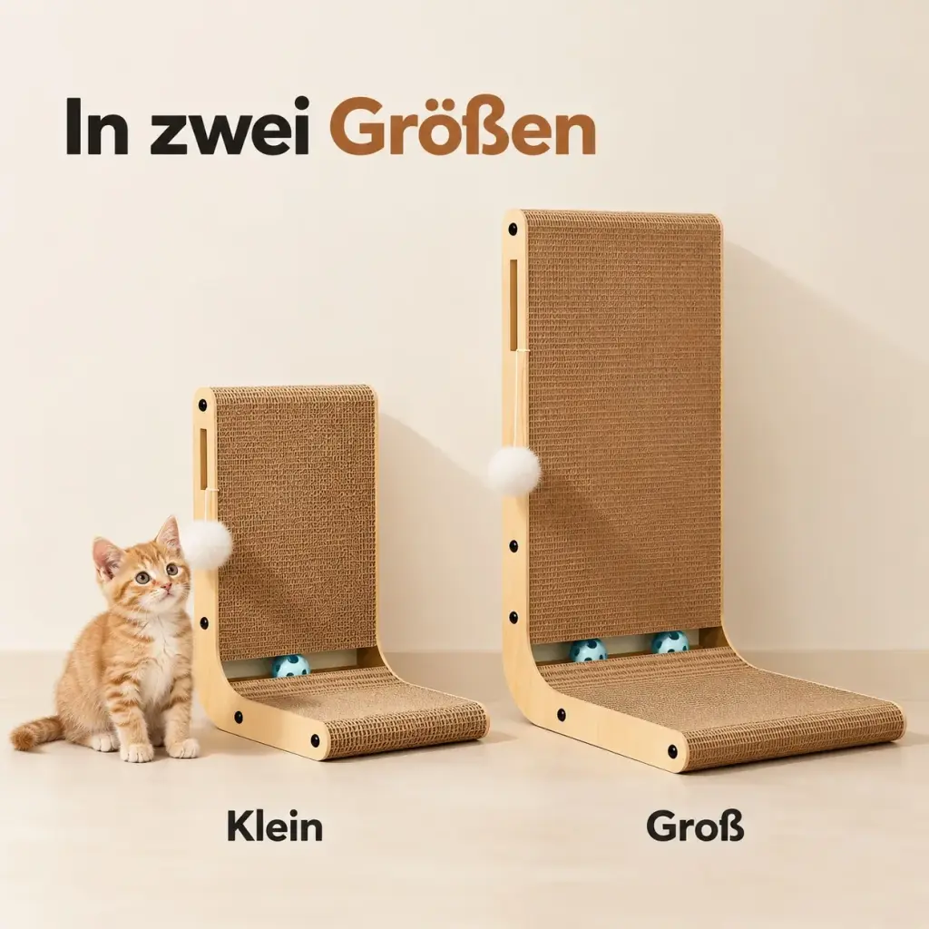 Kratzbrett in zwei Größen, klein und groß, nebeneinander